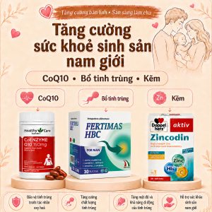 Combo tăng cường sức khoẻ sinh sản nam giới