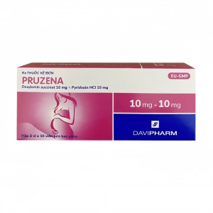 Pruzena Davipharm điều trị buồn nôn và nôn mửa trong thai kỳ - Vỉ 10 viên