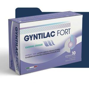 Viên đặt lợi khuẩn Gyntilac Fort Hộp 10 viên